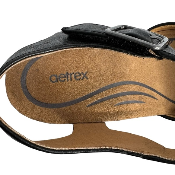 Aetrex Finley Closed Toe Heel Black Size 7 NEW - Picture 16 of 16